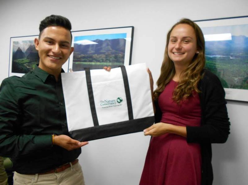 Esteban Arenas y Caroline Lovaglio