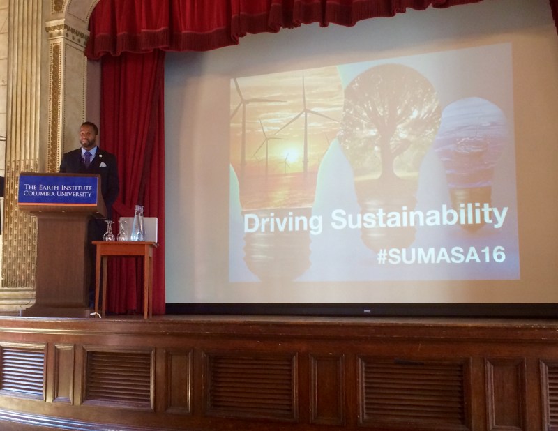 Shaun Hoyte, President of SUMASA, welcome all attendees to the symposium.