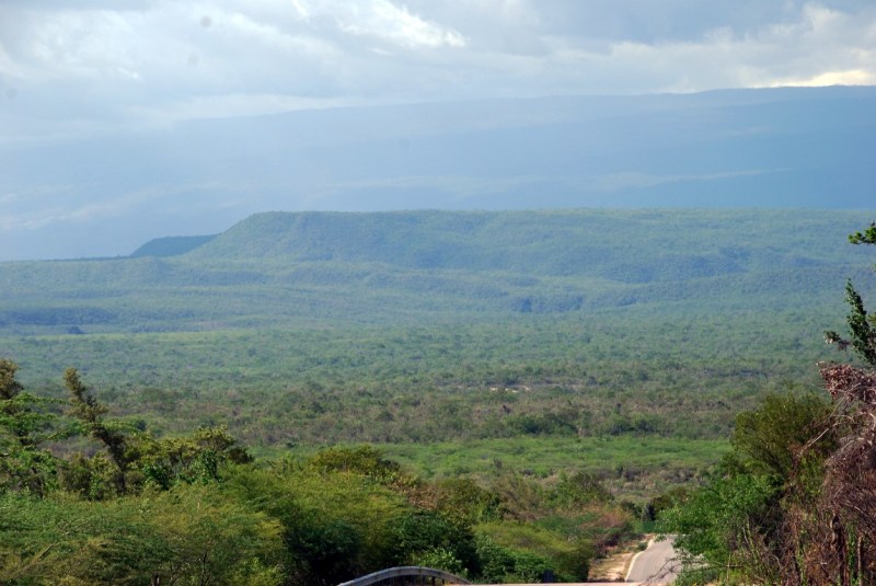 Parque Nacional Jaragua from the road.