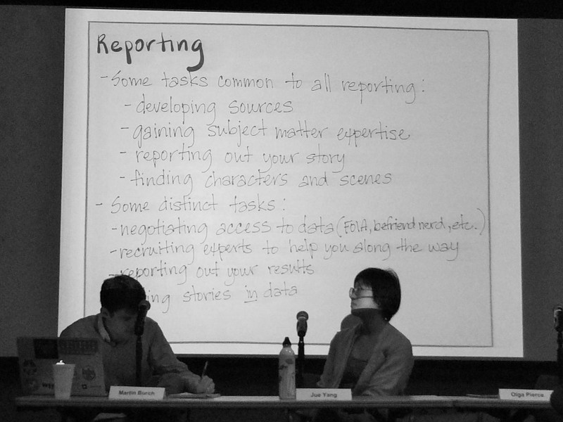 Panel on Science Data Journalism 2